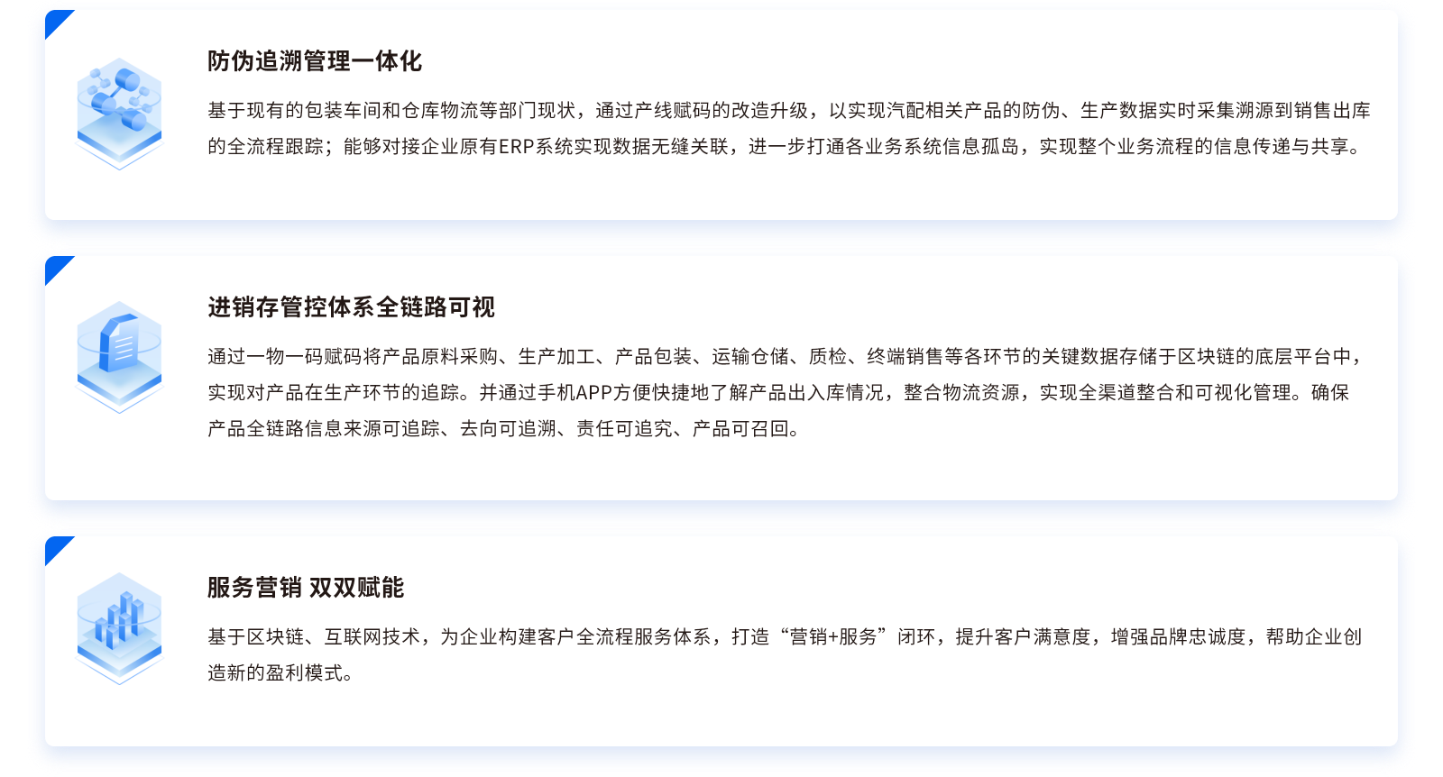 为汽配行业搭建的一物一码数字化防伪溯源解决方案