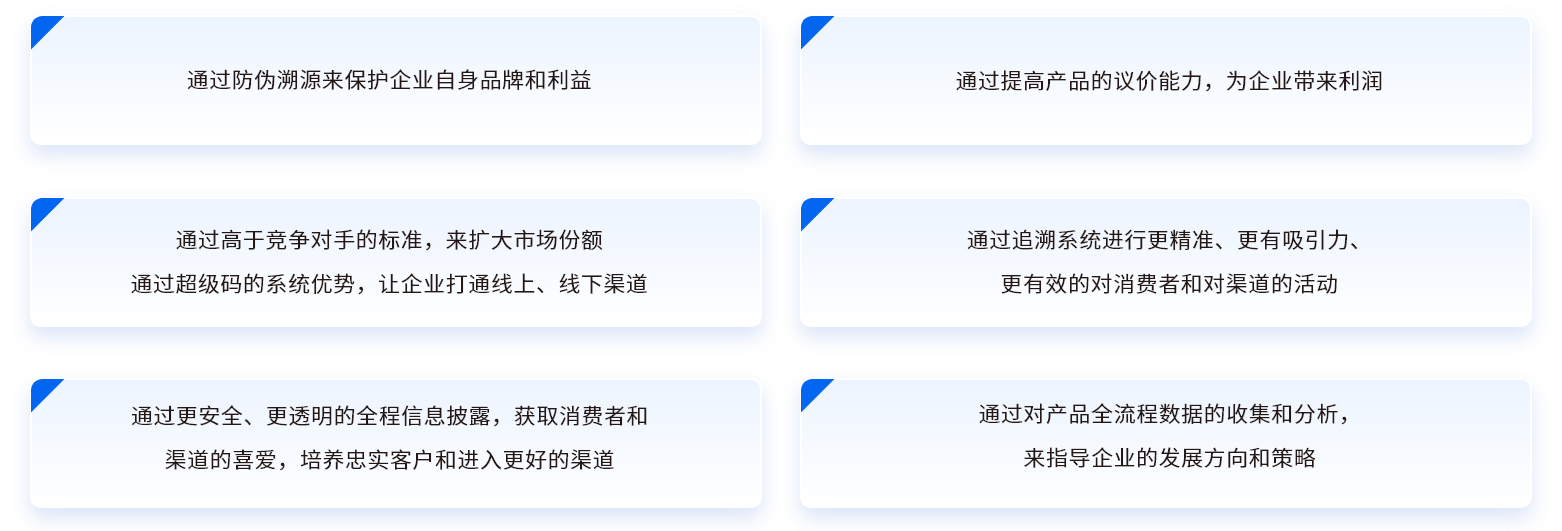 农产品防伪溯源解决方案亮点